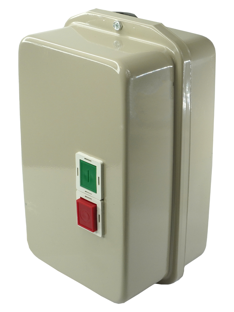 ПМЛ-3220 УХЛ4 Б, 220В, 1р+1з,40А, нереверс.,с реле30-40А, в корпусе IP54, с кнопками ПУСК+СТОП  (ЭТ)