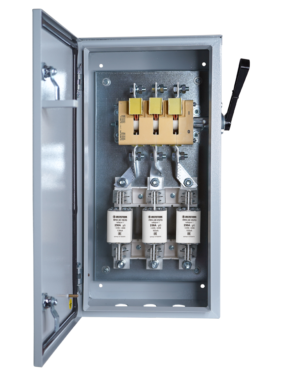 ЯРП-250-54 УХЛ2, с ППН-35 250А, держатели медь, IP54  (ЭТ)