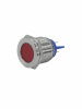 GQ22T-D/L/R/24V/S, красная, металл. корпус, светодиодная матрица d=22мм, 24В AC/DC, IP67, индикаторная лампа (ЭТ)