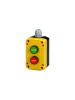 ПКУ-22-2151-65У1, 1 зелёный цилиндр "Start" (НО), 1 красный цилиндр "Stop" (НЗ), пост управления, IP65  (ЭТ)