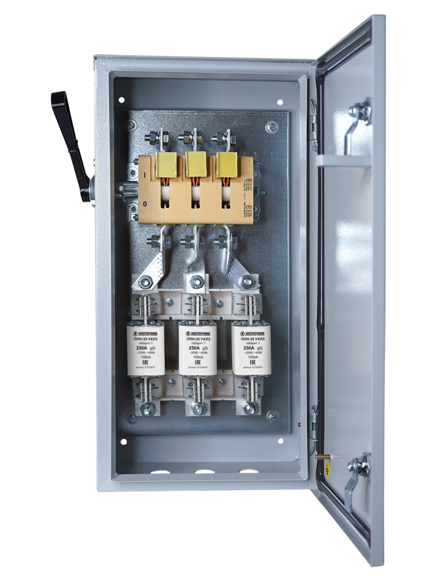 ЯРПП-250-54 УХЛ2, с ППН-35 250А, держатели медь, IP54  (ЭТ)