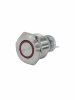 GQ22-L-11E/R/S, красный, металл, 1п, цилиндр, d22мм, IP65, выключатель кнопочный  (ЭТ)