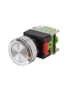 ВК30-M11P/P, металл, 1НО+1НЗ, цилиндр, d30мм, IP65, выключатель кнопочный  (ЭТ)
