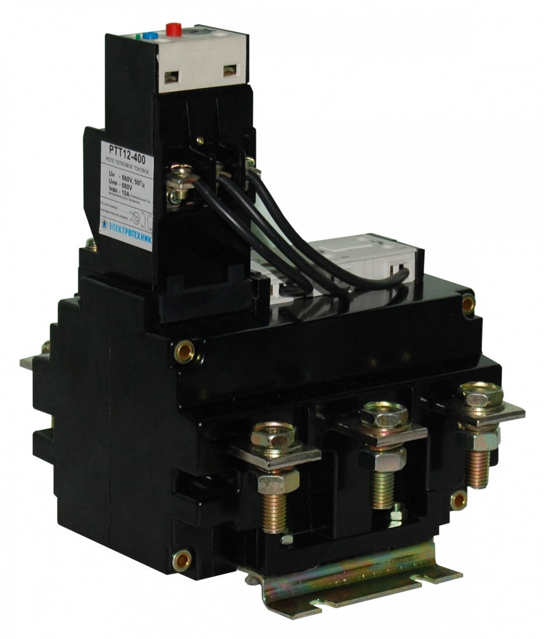 РТТ12-250 167-250А УХЛ4, 660В/50Гц, 1з+1р, автоматический и ручной возврат, IP00  (ЭТ)