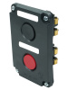 ПКЕ 122-2 У2, 10А, 660В, 2 элемента, чёрный и красный цилиндр, в нишу, IP54, пост управления (ЭТ)