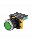 ВК22-EА31-65У1, зелёный, 1НО, цилиндр, d22мм, IP65, выключатель кнопочный  (ЭТ)