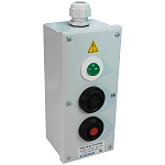 ПКУ-15-21.131-54У2 (1*СКЛ11 зеленая, 220В + 1*ВК30-10-11110-54(1з+1р) черная + 1*ВК30-10-11110-54(1з+1р) красная + PG-19), пост управления  (ЭТ)