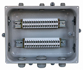 КЗНС-32 У2, 32 зажима, IP54 (пластиковые вводы PG), коробка клеммная