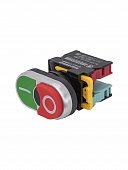 ВК22-EB8425-65У1, сдвоенный, зелёный/красный, 1НО+1НЗ, с символами "I-O", IP65, выключатель кнопочный  (ЭТ)