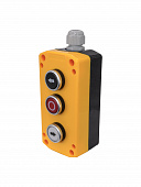 ПКУ22-3251-65У1, 1 белый цилиндр "←" (НО), 1 красный цилиндр "O" (НЗ), 1 чёрный цилиндр "→" (НО), пост управления, IP65  (ЭТ)