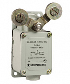 ВК-200-БВ-11-67У2-25, V-образный рычаг с роликом на каждом плече, без сальника, ход вправо и влево, без cамовозврата, ступень 2- 51мм, IP67, выключатель концевой  (ЭТ)