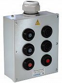 ПКУ-15-21.231-54У2 (4*ВК30-10-11110-54(1з+1р) черная + 2*ВК30-10-11110-54(1з+1р) красная + PG-36), пост управления  (ЭТ)