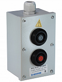 ПКУ-15-21.121-54У2 (1*ВК30-10-11110-54(1з+1р) черная + 1*ВК30-10-11110-54(1з+1р) красная + PG-19), пост управления  (ЭТ)