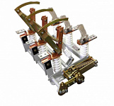 ВНА-Л-10/630-IIп УХЛ2, левый привод, 10кВ, 630А, заземляющие ножи со стороны шарнирных контактов, контакты для патронов ПТ, выключатель нагрузки автогазовый  