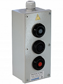 ПКУ-15-21.131-54У2 (2*ВК30-10-11110-54(1з+1р) черная + 1*ВК30-10-11110-54(1з+1р) красная + PG-19), пост управления  (ЭТ)